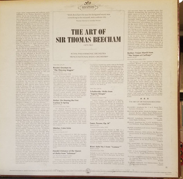 Sir Thomas Beecham - The Art Of Sir Thomas Beecham