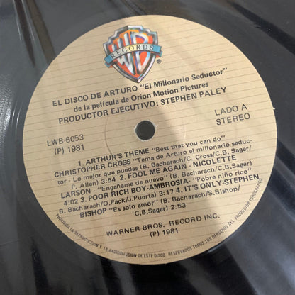 Arthur The Original Soundtrack / El Disco De "Arturo" (El Millionario Seductor) - secondary