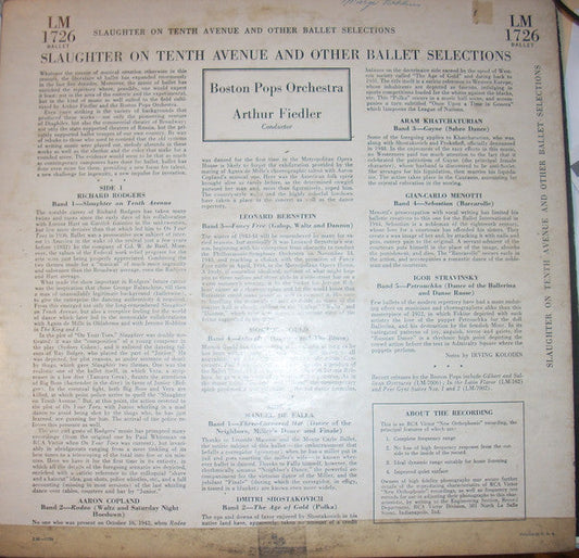 Slaughter On 10th Ave. [Complete] And Other Ballet Selections - secondary