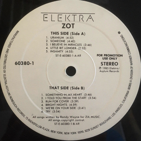 Zot - secondary