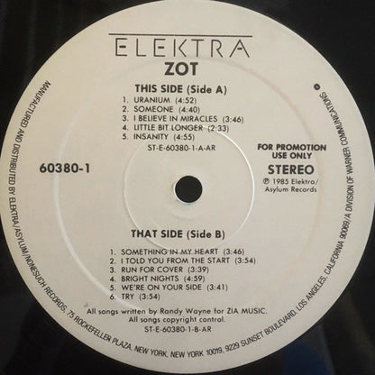 Zot - secondary