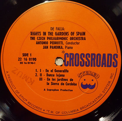 Manuel De Falla, The Czech Philharmonic Orchestra - Suite From "The Three-Cornered Hat" / Nights In The Gardens of Spain
