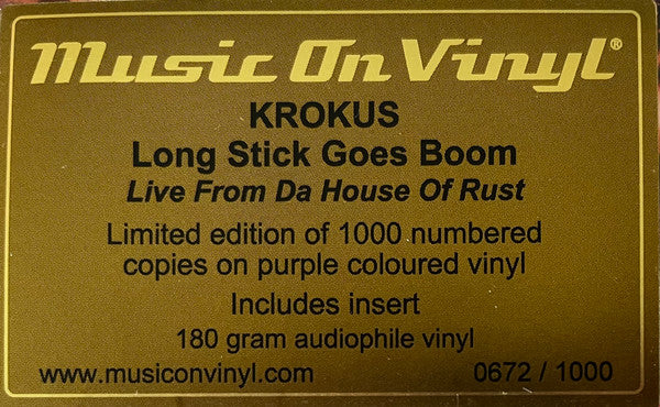 Long Stick Goes Boom (Live From The House Of Rust) - secondary