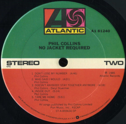 No Jacket Required - secondary