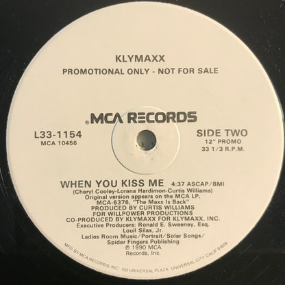 When You Kiss Me - secondary