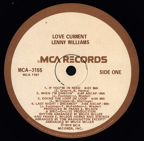 Lenny Williams - Love Current