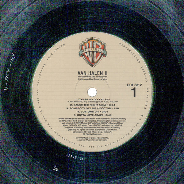 Van Halen II - secondary