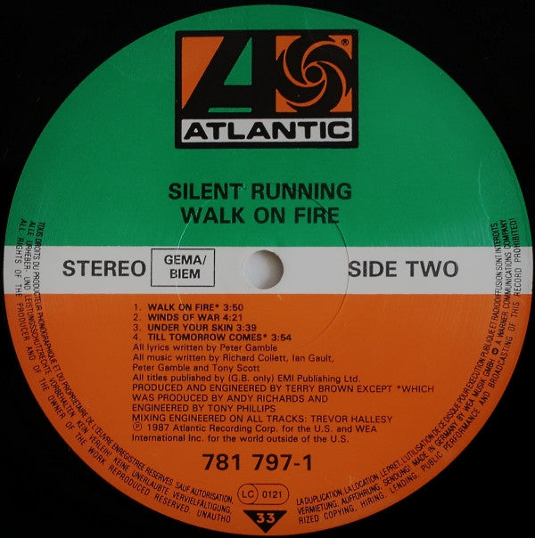 Silent Running - Walk On Fire