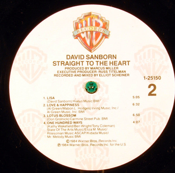 Straight To The Heart - secondary