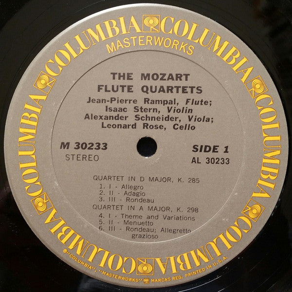 Wolfgang Amadeus Mozart, Jean-Pierre Rampal, Isaac Stern, Alexander Schneider, Leonard Rose - The Mozart Flute Quartets (Complete)