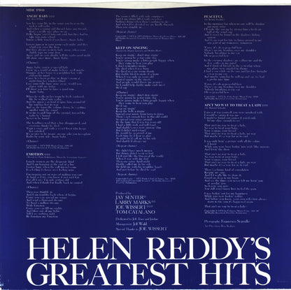 Helen Reddy's Greatest Hits - secondary