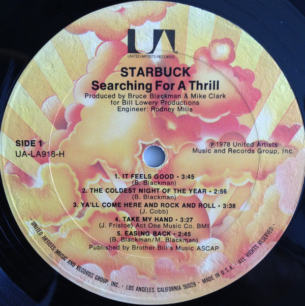 Starbuck - Searching For A Thrill