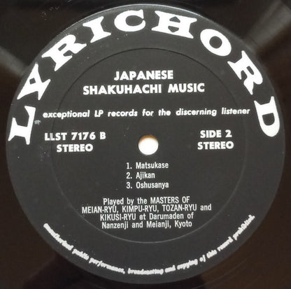 Masters Of Meian-Ryu, Kimpu-Ryu, Tozan-Ryu And Kikusi-Ryu - Japanese Masterpieces For The Shakuhachi