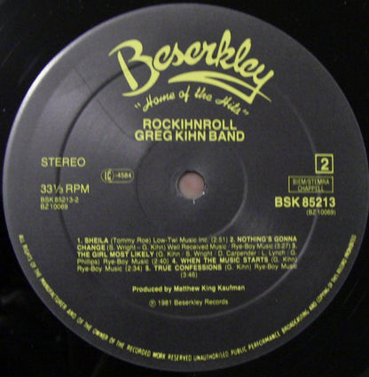 Greg Kihn Band - Rockihnroll