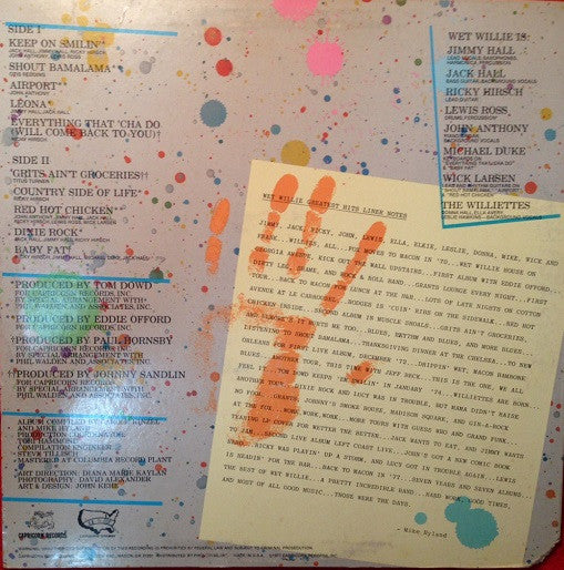 Wet Willie Greatest Hits - secondary