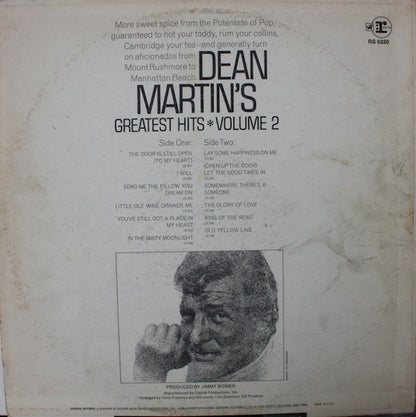 Dean Martin - Dean Martin's Greatest Hits! Volume 2