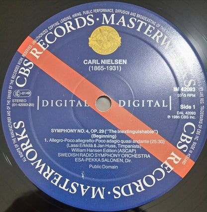 Symphony No. 4 "The Inextinguishable" / Helios Overture - secondary