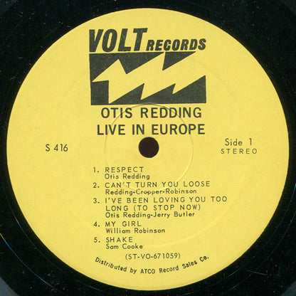 Otis Redding - Otis Redding Live In Europe