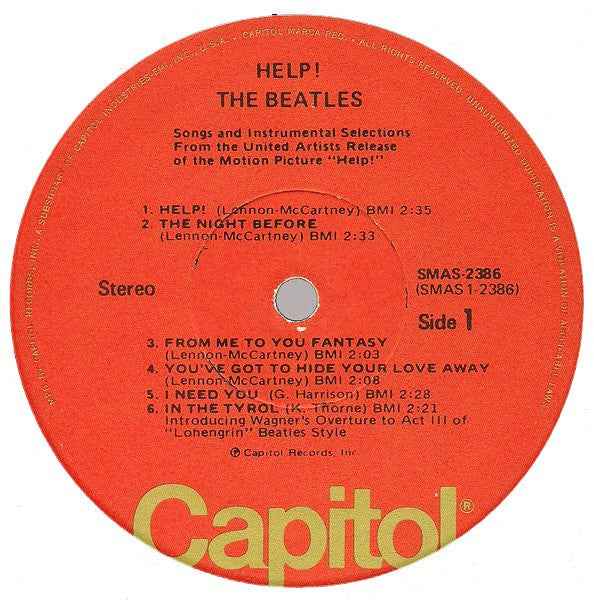 Help! (Original Motion Picture Soundtrack) - secondary