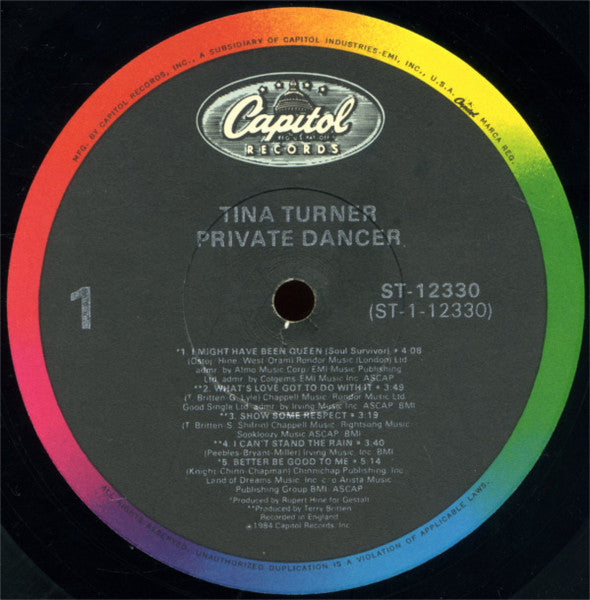 Private Dancer - secondary