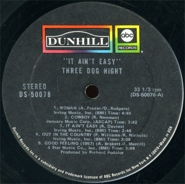 It Ain't Easy - secondary
