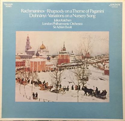 Sergei Vasilyevich Rachmaninoff, Ernst von Dohnányi, Julius Katchen, London Philharmonic Orchestra, Sir Adrian Boult - Rhapsody On A Theme Of Paganini / Variations On A Nursery Tune