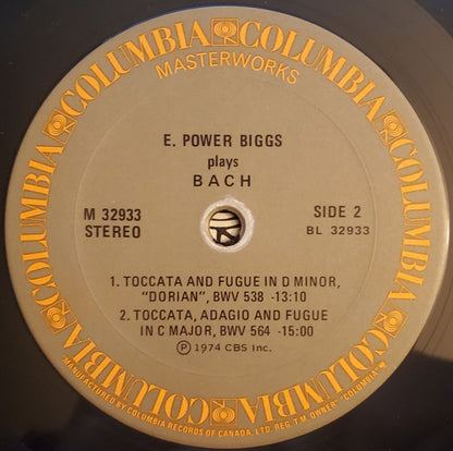 Johann Sebastian Bach, E. Power Biggs - The Four "Great" Toccatas And Fugues - The Four Antiphonal Organs Of The Cathedral Of Freiburg Played Simultaneously By