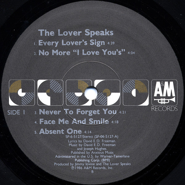 The Lover Speaks - The Lover Speaks