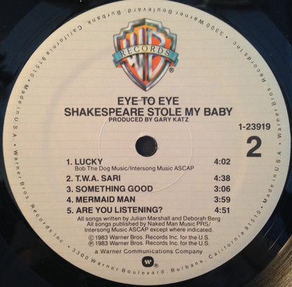 Eye To Eye - Shakespeare Stole My Baby