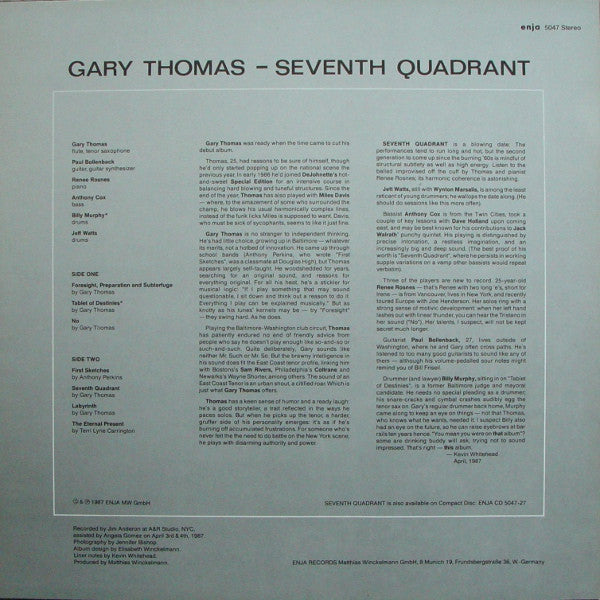 Gary Thomas - Seventh Quadrant