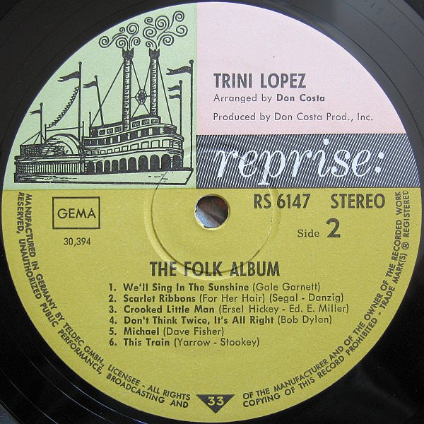 Trini Lopez - The Folk Album