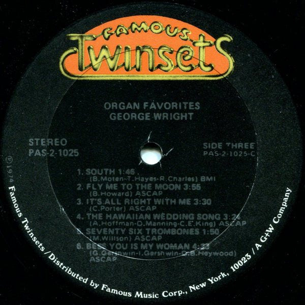 Organ Favorites - secondary