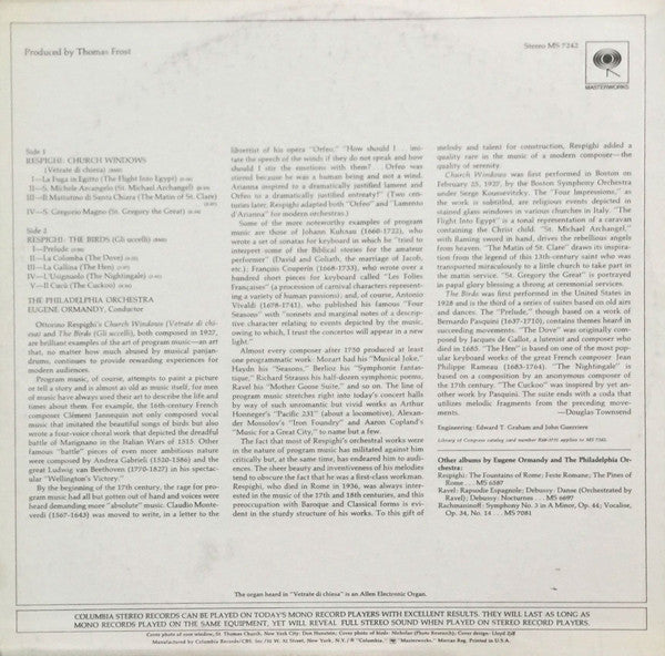 The Birds / Church Windows - secondary