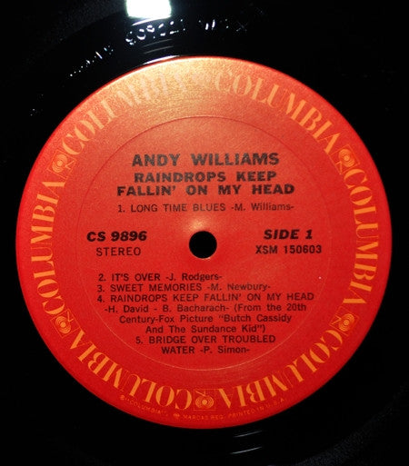 Andy Williams - Raindrops Keep Fallin' On My Head