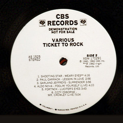 Various - Ticket To Rock