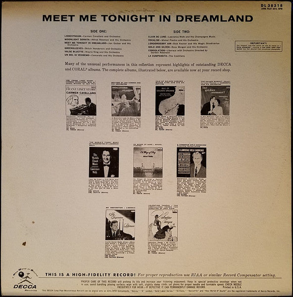 Various - Meet Me Tonight In Dreamland