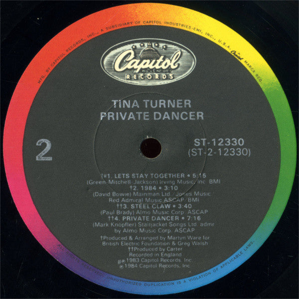 Private Dancer - secondary