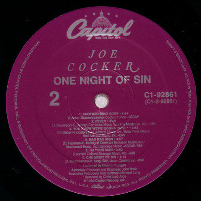 One Night Of Sin - secondary