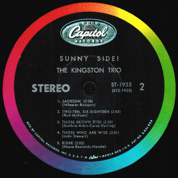 Kingston Trio - Sunny Side!
