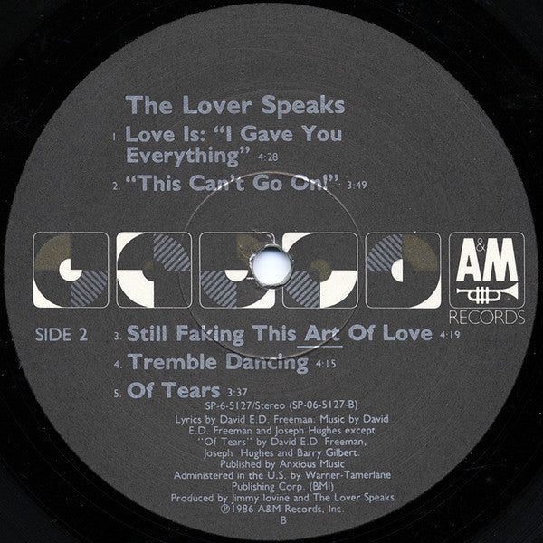 The Lover Speaks - The Lover Speaks