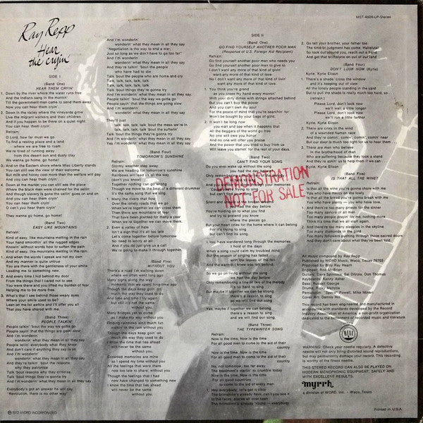 Hear The Cryin' - secondary