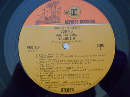 Don Ho, The Aliis - Singer Presents Don Ho And The Aliis / Vol. 2