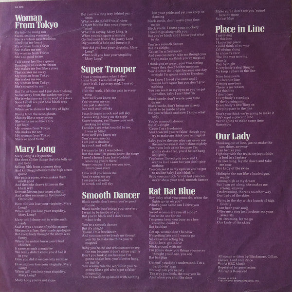 Deep Purple - Who Do We Think We Are