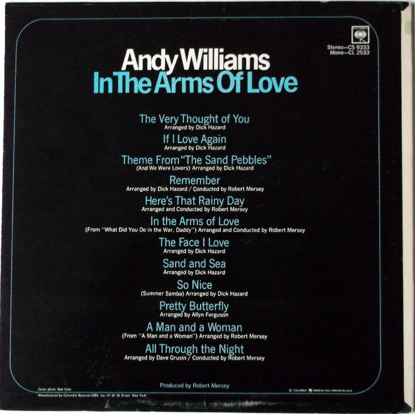 Andy Williams - In The Arms Of Love