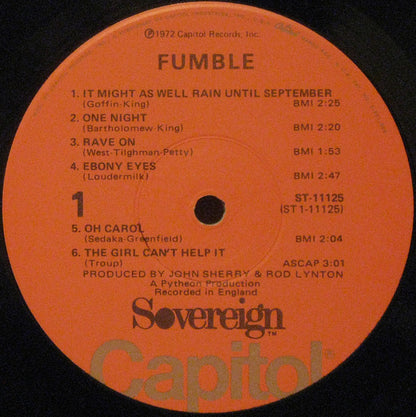Fumble - secondary