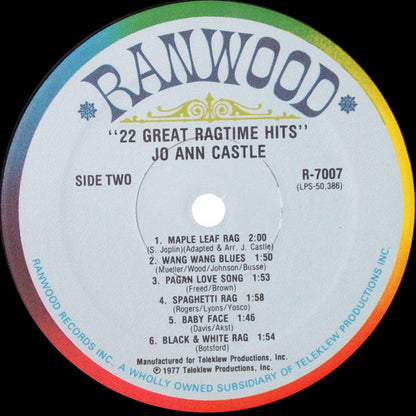 Jo Ann Castle - 22 Great Ragtime Hits