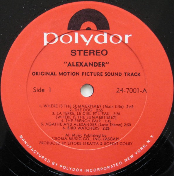 Alexander (Original Motion Picture Soundtrack) - secondary