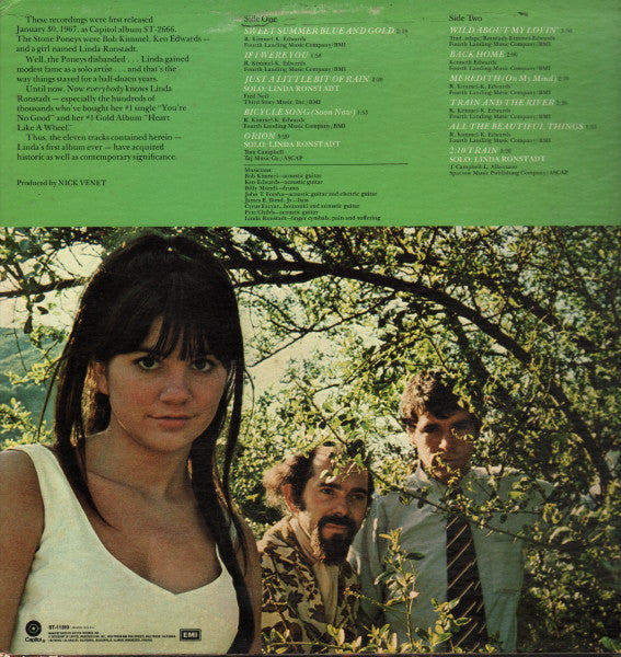 The Stone Poneys, Linda Ronstadt - The Stone Poneys Featuring Linda Ronstadt