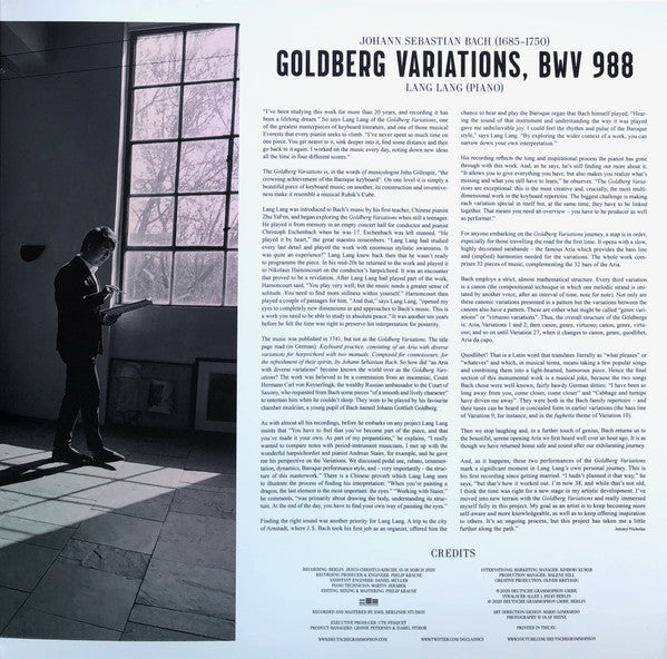 Goldberg Variations - secondary