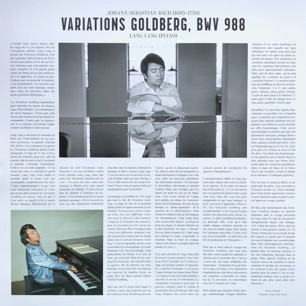 Goldberg Variations - secondary